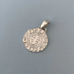 SAN BENITO DIJE MEDALLA Plata 925 ARBOL JOYAS D25 B - ARBOL 