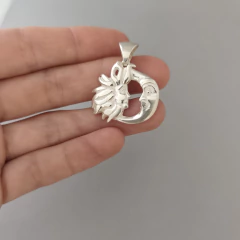 DIJE SOL LUNA Plata 925 D260 en internet