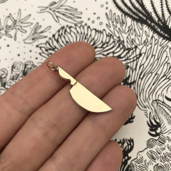 MG Cuchilla de bronce GRANDE (3cm) - Dije o Pin