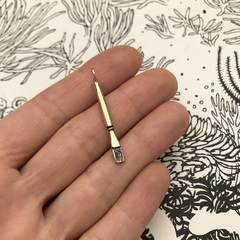 Pincel plano de bronce - Dije o Pin - comprar online