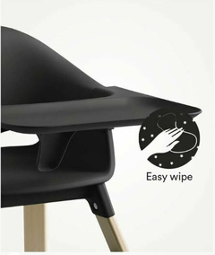 Cadeira de Alimentação Clikk Black Natural Stokke - Oikos Baby