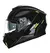 CASCO PUNTO EXTREMO FF981 GRAFICA 5 NEGRO/AMARILLO