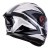 Casco Moto Mt Stinger Hummer Stark G0 Integral Blanco Brillo en internet