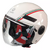 CASCO SHIRO ABIERTO KYOTO BURGEE BLANCO/ ROJO