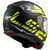 CASCO LS2 353 CROMO MATE NEGRO/AMARILLO