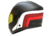 CASCO VERTIGO VINTAGE F FACE ROJO/NEGRO MATE en internet