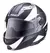 CASCO LS2 370 EASY STRIPE MATT NEGRO/BLANCO - comprar online