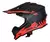 CASCO PUNTO EXTREMO TRAVIS MX632 MOTOCROSS NEGRO/ROJO - comprar online