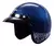 CASCO VERTIGO BASIC AZUL METALIZADO