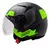 CASCO HAWK RS9 BULLET NEGRO Y VERDE FLUO en internet