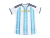 Camiseta Selección Argentina home player importada 2026