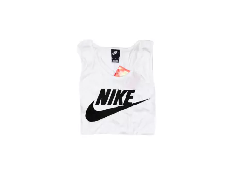 Musculosa NIKE algodón Basic blanco - comprar online
