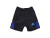 Short microfibra Adidas importado negro con azul