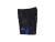 Short microfibra Adidas importado negro con azul - tienda online