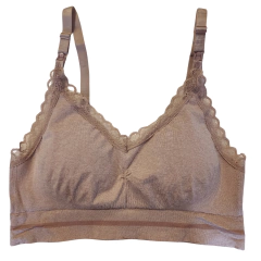 Corpiño lactancia elástico con puntilla (Solo talle 80-90) - comprar online
