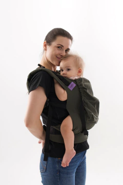 Mochila estándar verde lisa - comprar online