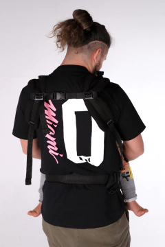 Mochila toddler negra lisa - tienda online