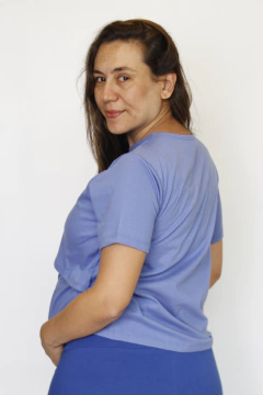 Remeron manga corta azul acero en internet