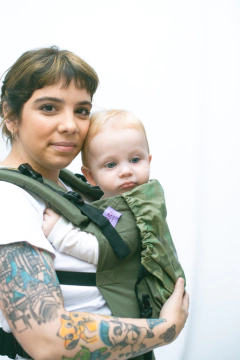 Imagen de Mochila estándar verde con estrellas