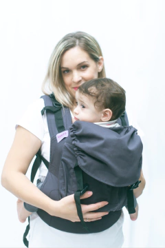 Mochila estándar gris lisa - comprar online
