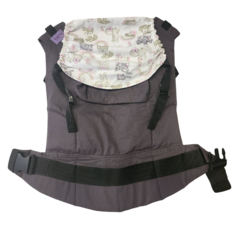 Mochila toddler gris con animales con rosa - comprar online