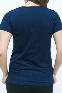 Remera clásica azul manga corta - Fulares & Mochilas Portabebes | Calidad & Variedad | Koalita