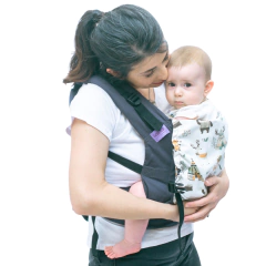 Mochila toddler gris con carpitas - comprar online