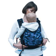 Mochila toddler azul camuflada - comprar online
