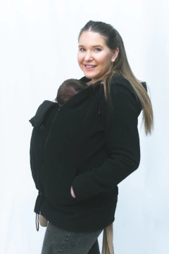 Campera 3 en 1 color negro - Fulares & Mochilas Portabebes | Calidad & Variedad | Koalita