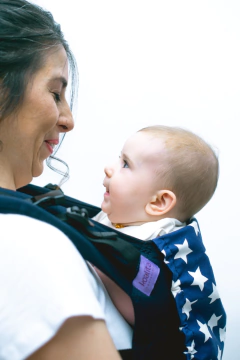 Mochila estándar azul marino con estrellas - tienda online