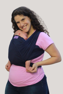 Fular rígido azul marino