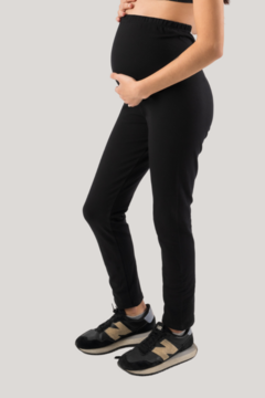 Calza larga con elástico negra - comprar online