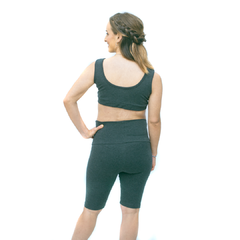 Outlet - Calzas ciclistas con faja gris topo, talle S (163, 164 y 167) - comprar online
