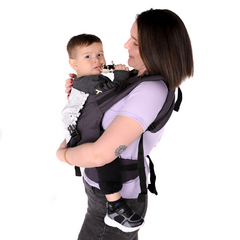 Mochila estándar gris con cebras - comprar online