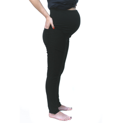 Pantalon de gabardina negro