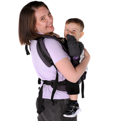 Mochila estándar gris con cebras - tienda online