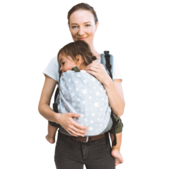 Mochila toddler gris con estrellas en internet