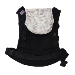 Mochila estándar negra con animales con rosa - comprar online