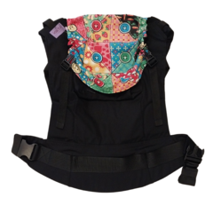 Mochila estándar negra con botones - comprar online