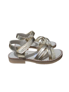 SANDALIA 4 TIRAS CRUZADAS CON ABROJO (MA-CAYETANA90) - comprar online