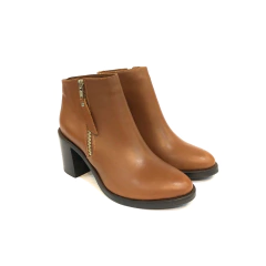 BOTA CORTA CLASICA CON CIERRE AL COSTADO (AM-TETE-AD)
