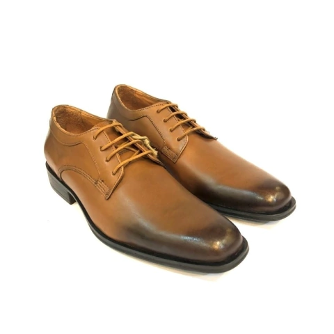 ZAPATO LISO ACORDONADO BASE DE GOMA (LP-HENRY10-60)