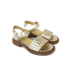 SANDALIA TRENZADA BAJA (BC-LUPE90)