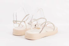 SANDALIA TIRAS CON STRASS COMBINADAS (VIA-GINITA05) en internet