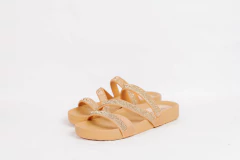 ZUECO DE GOMA TIRAS DE STRASS (VIA-FLETCHER57)