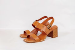 SANDALIA 2 TIRAS TACO FOLIADO (CRA1429-60)