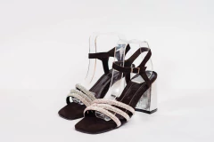 SANDALIA 3 TIRAS CON STRASS (MOA-T30-13)