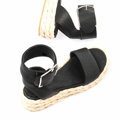 SANDALIA BASE CON TRENZADO (DE-LUISA10) - comprar online