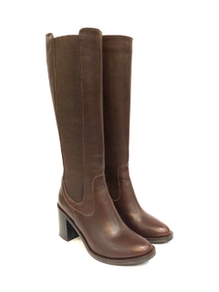 BOTA CAÑA ALTA CON ELASTICO AL COSTADO (AM-TRIANA60)