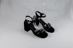SANDALIA 2 TIRAS CHAROL CON TACO ANCHO (MOA-T10-19)